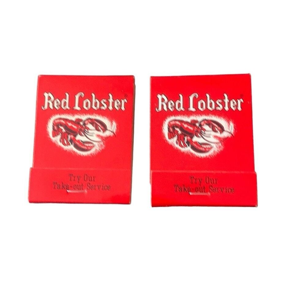 Vintage Matchbook Red Lobster The Perfect Promotional Matchbook Lot of 2